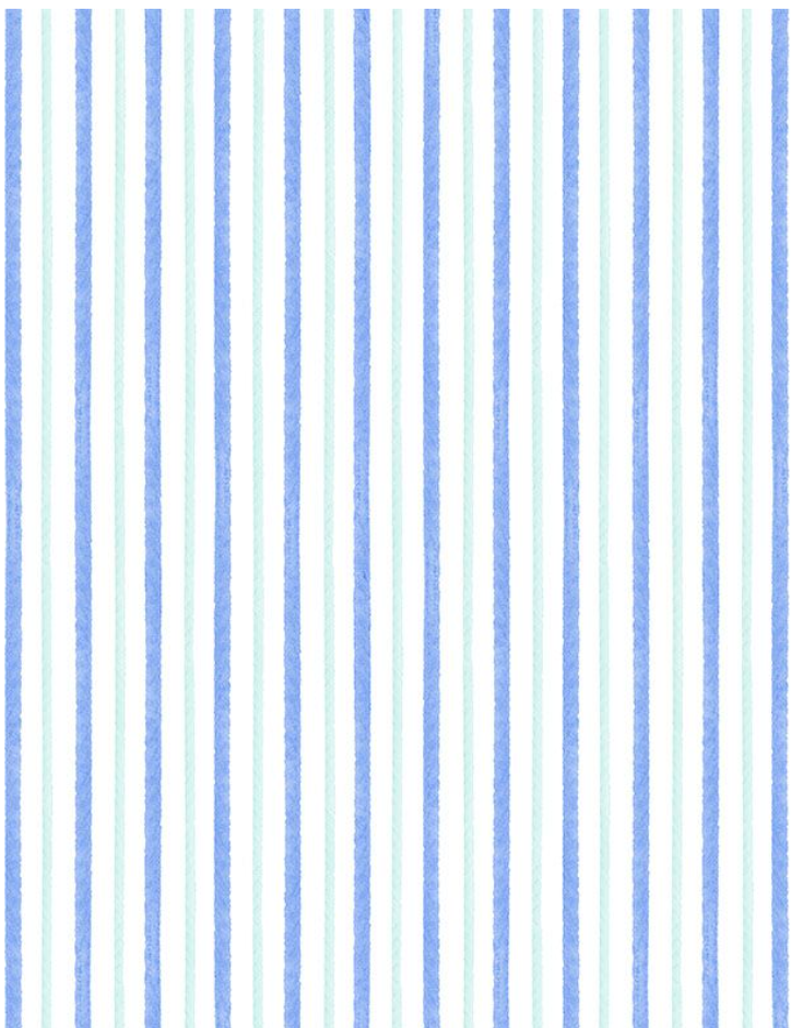 Gentle Meadow - Blue Stripe 32117 147 by Wilmington Prints