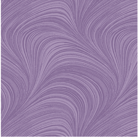 108" Wave Texture Turquoise Flannel - Violet 2966WF by Benartex