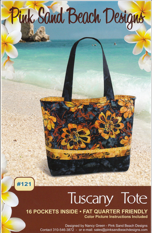 Tuscany Tote Pattern by Pink Sands Designs