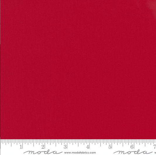 Bella Solids - Christmas Red 9900 16 by Moda