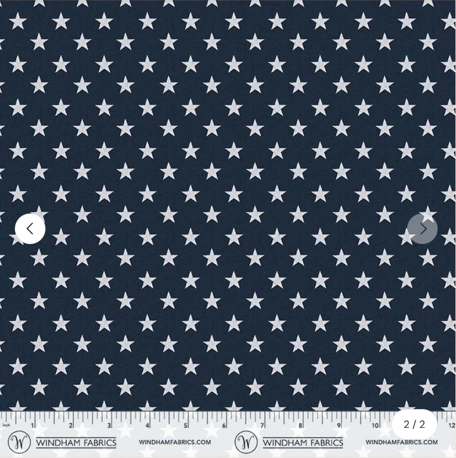 American Tribute - Navy/White Stars 55294-4 by Whistler Studios for Windam Fabrics
