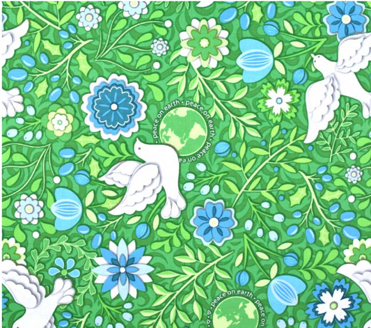 Peace on Earth - Feature Meadow Winter 13662-48 by Benartex