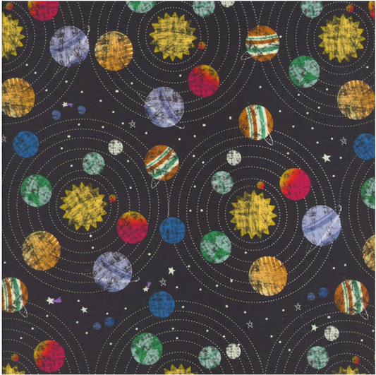 Blast Off! Y4388-3 Black by Clothworks