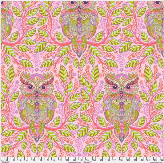 Tula Pink Full Moon Forest II - Hootie Patootie Honey by Free Spirit