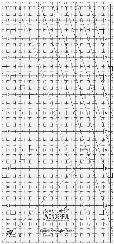 Quick Straight Ruler by Sew Kind of Wonderful