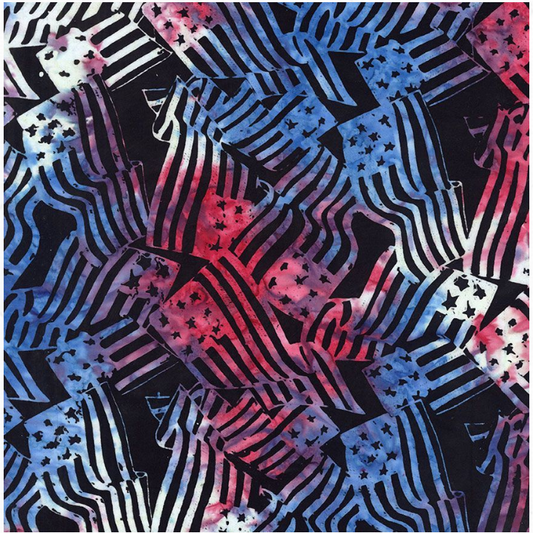 Tonga Batiks - Patriot American Flag B1939 by Timeless Treasures