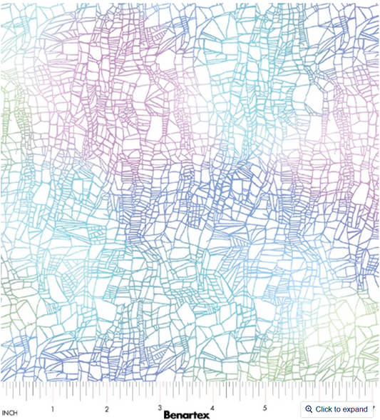 Dragonfly Wonder - Cirrus Texture White/Multi 16419-09 by Benartex