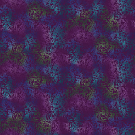Dragonfly Wonder - Cirrus Texture Plum/Multi 16419-66 by Benartex