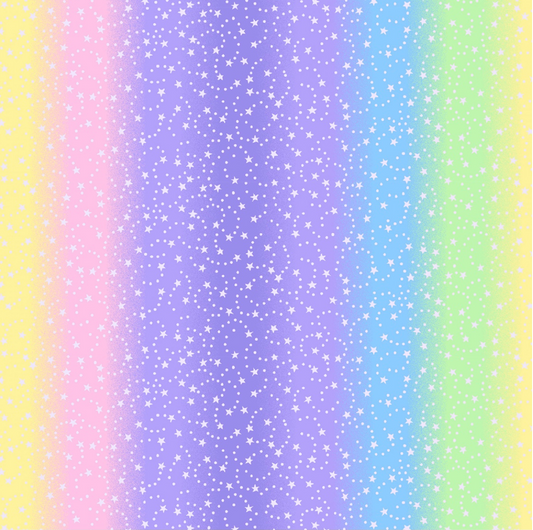 Follow A Rainbow - Pastels 17399A by Fabric Traditions