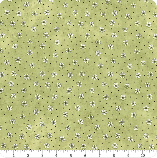 Pocketful of Posies - Green Posies 3394 66 by Henry Glass & Co.