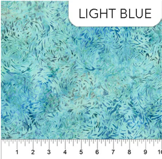 Banyan BFF's - Light Blue 81600-43 by Banyan Batiks - Northcott