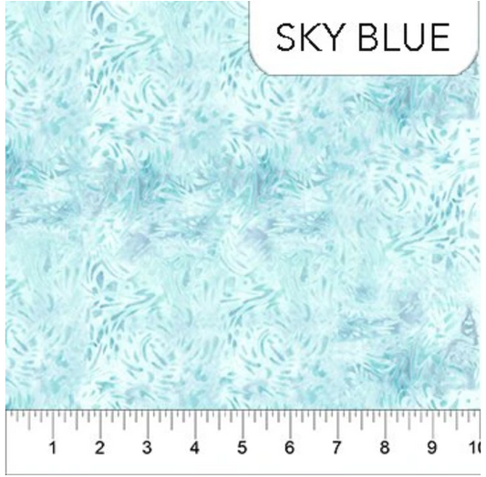 Banyan BFF's - Sky Blue 81600-40 by Banyan Batiks - Northcott