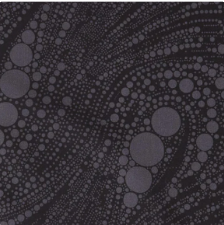 Cat Artistry - Circled Swirl Black 16737-90 by Benartex