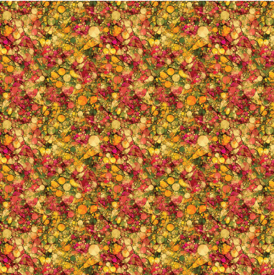 Cat Artistry - Sparkle Gold/Multi 16738-33 by Benartex