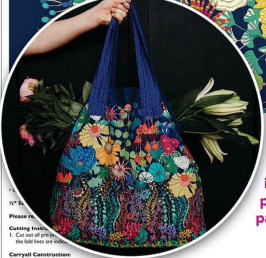 Sunshine Canvas Tote Bag Panel by Sally Kelly for Windham Fabrics (151)