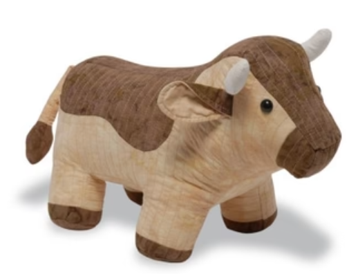 Rumpled Quilt Skins - A Stuffed Animal Cow Pattern by Kathy Barbro