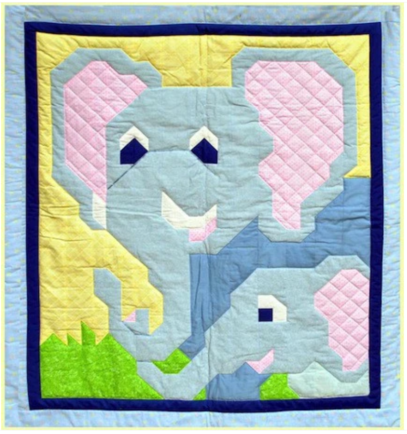 Elephants Quilt Pattern by Counted Quilts
