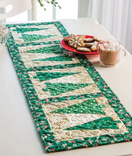 Yuletide Greens Table Runner/Placemat Pattern by Cottage Quilt Designs