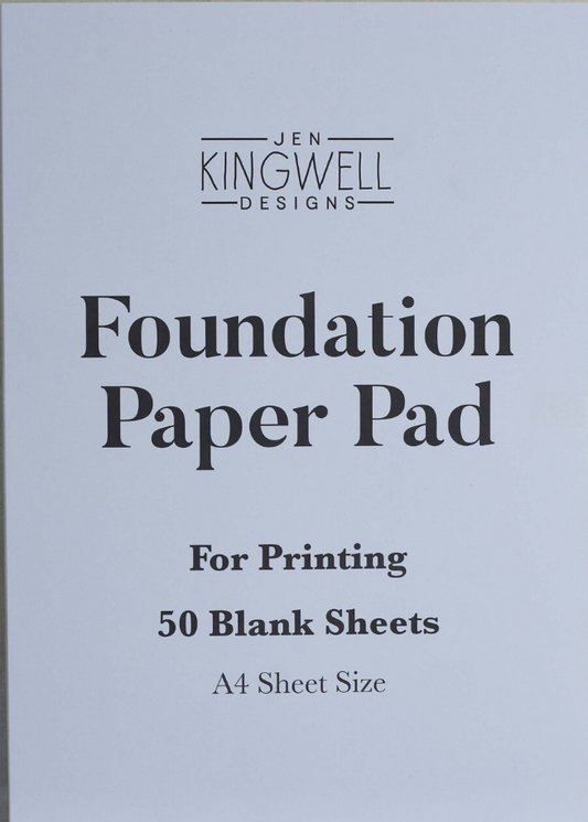 Foundation Paper Pad for Printing 50 Sheets by Jen Kingwell Designs