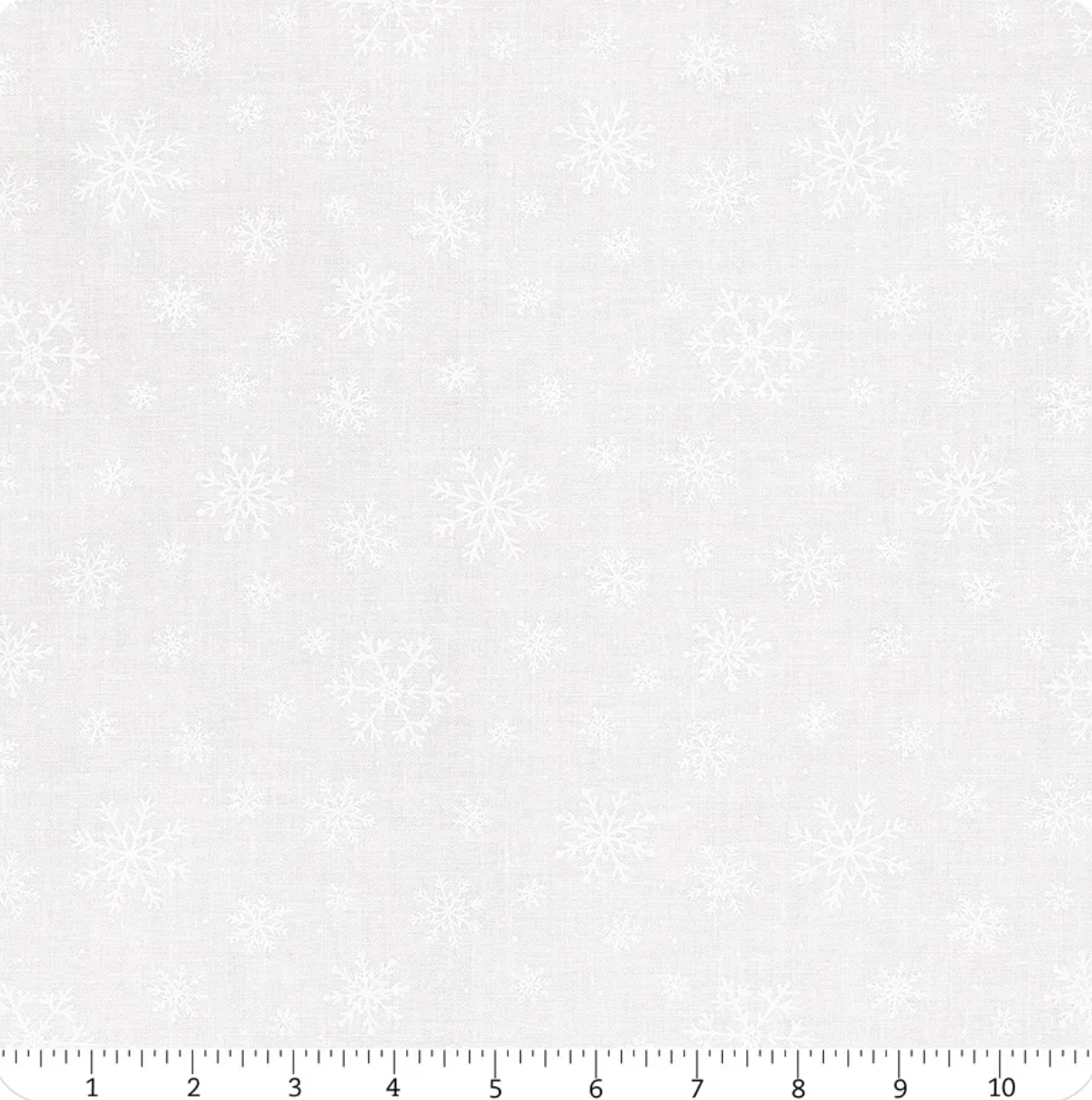 White on White Snowflakes - Stocking Stuffers 2 39169-100 by Wilmington Fabrics