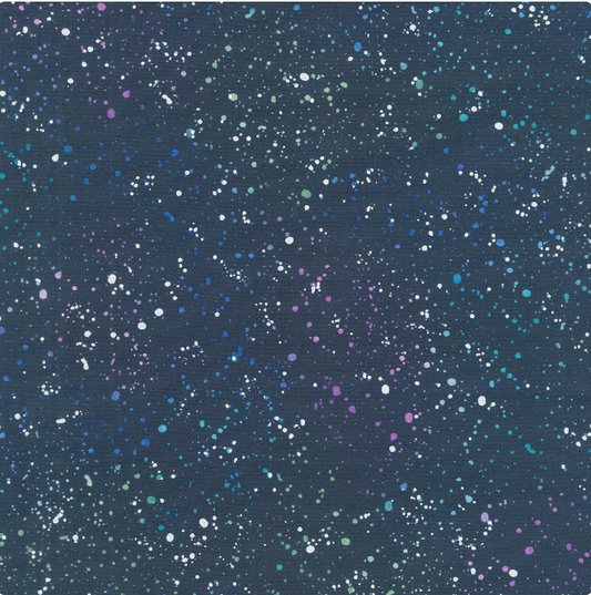 On Dragonfly Wings - Spatter Multi Blue/Multi Pearlized16406P-54 by Benartex