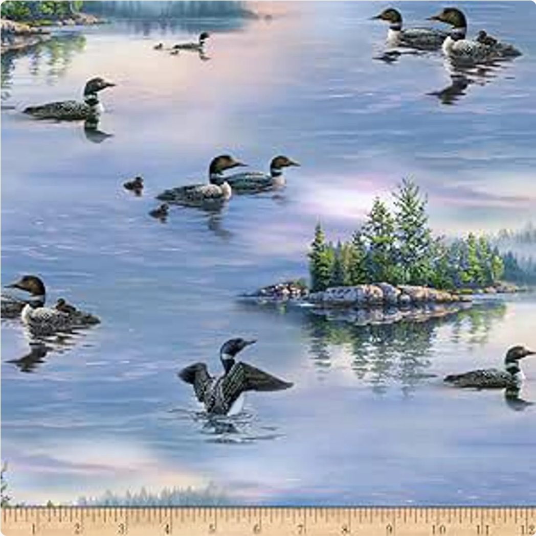 Loons - 8910BLUE by Elizabeth's Studio