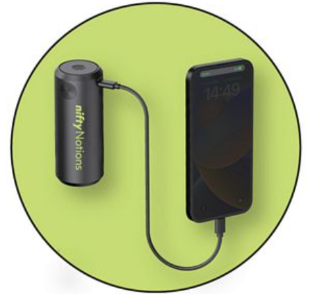 SewClean Portable Vacuum & Power Bank by Nifty Notions