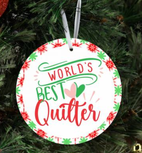 Ornament - World's Best Quilter
