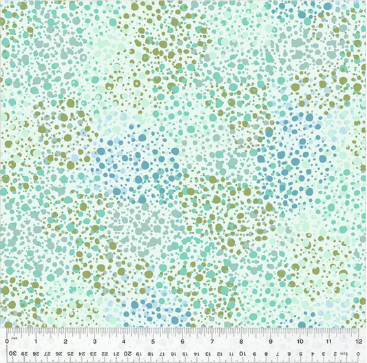 108" Spatter Dots - Mint 53193W-2 by Whistler Studio for Windham Fabrics