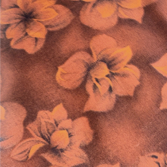 118" Dreams - Rust/Orange Floral 907853 183 by Fabri-Quilt Inc.