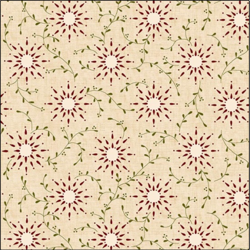 108" Prarie Vine - Cream 6235 40 by Henry Glass & Co.