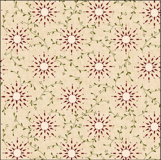 108" Prarie Vine - Cream 6235 40 by Henry Glass & Co.