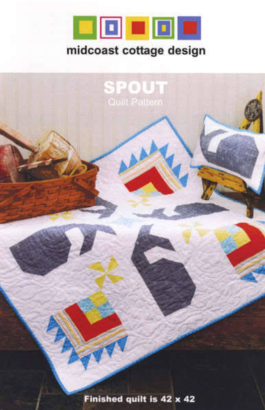 Spout Quilt Pattern by Midcoast Cottage Design