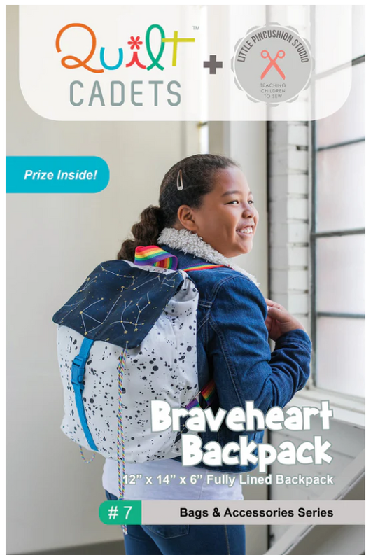 Braveheart Backpack - Quilt Cadets by Little Pincushion Studio