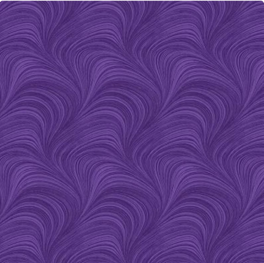 Wave Texture - Grape 2966-62 by Benartex