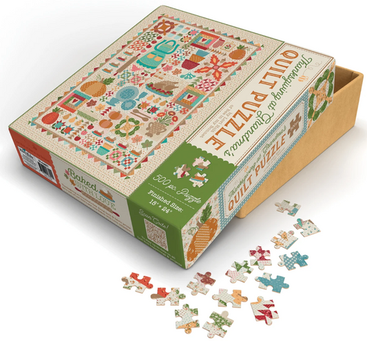 Puzzle - Thanksgiving at Grandma's Quilt Puzzle 500 Pcs.