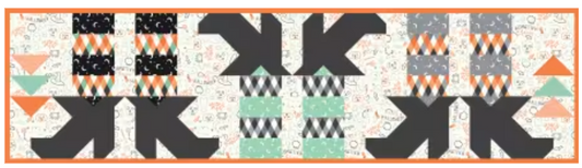Frank and Friends Witches Feet Table Runner Kit by Riley Blake Design
