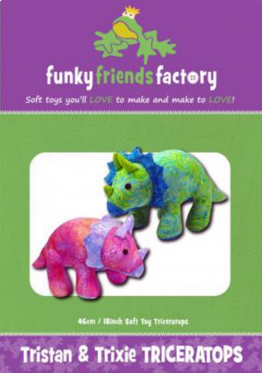 Funky Friends Factory - Tristan & Trixie Triceratops