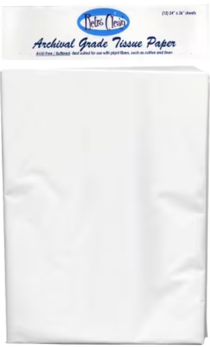 Archival Grade Tissue Paper - Pkg of 12 - 24" x 36" Buffered