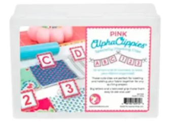 AlphaClippies - Specialty Marking Clips - Pink by It's Sew Emma