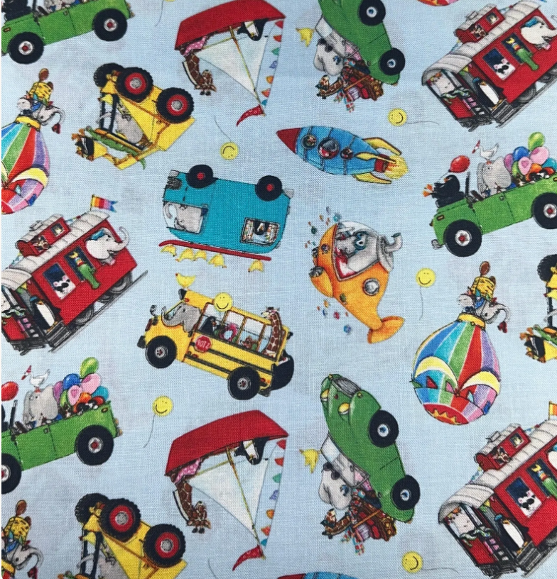 Let's Take a Ride - Soft Blue 17011 by Elizabeth's Studio