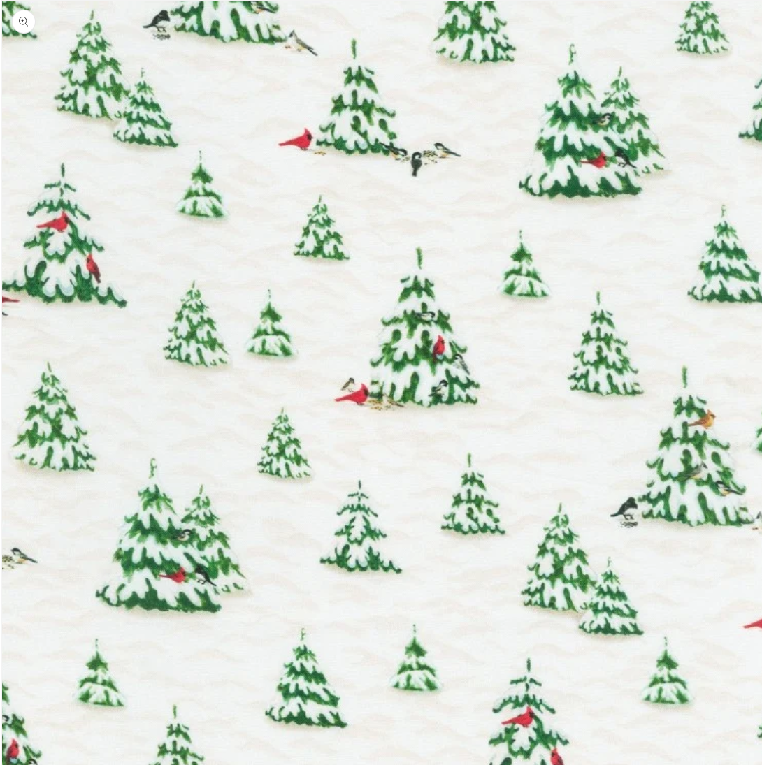 I'm Snow Cute - Vintage Trees 19516 200 by Robert Kaufman
