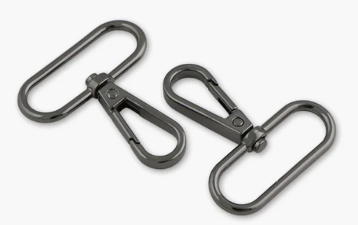 Sallie Tomato - 1 1/2" Swivel Hooks Pkg of 2 Gunmetal