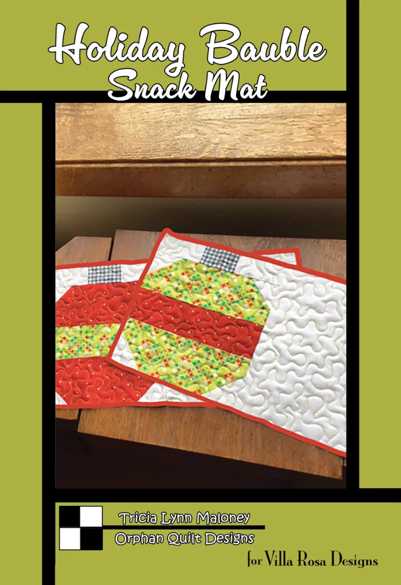 Holiday Bauble Snack Mat Kit - Mittens and Snowflakes