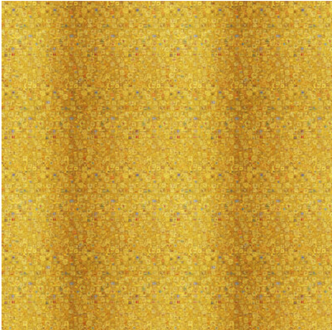 Klimty Cats - Golden Bejeweled 10785-54 by Patrick Lose for Northcott