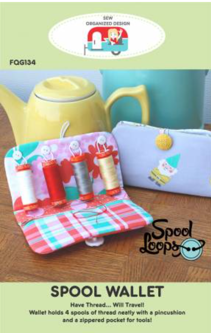 Spool Wallet Pattern by Sew Organized Design