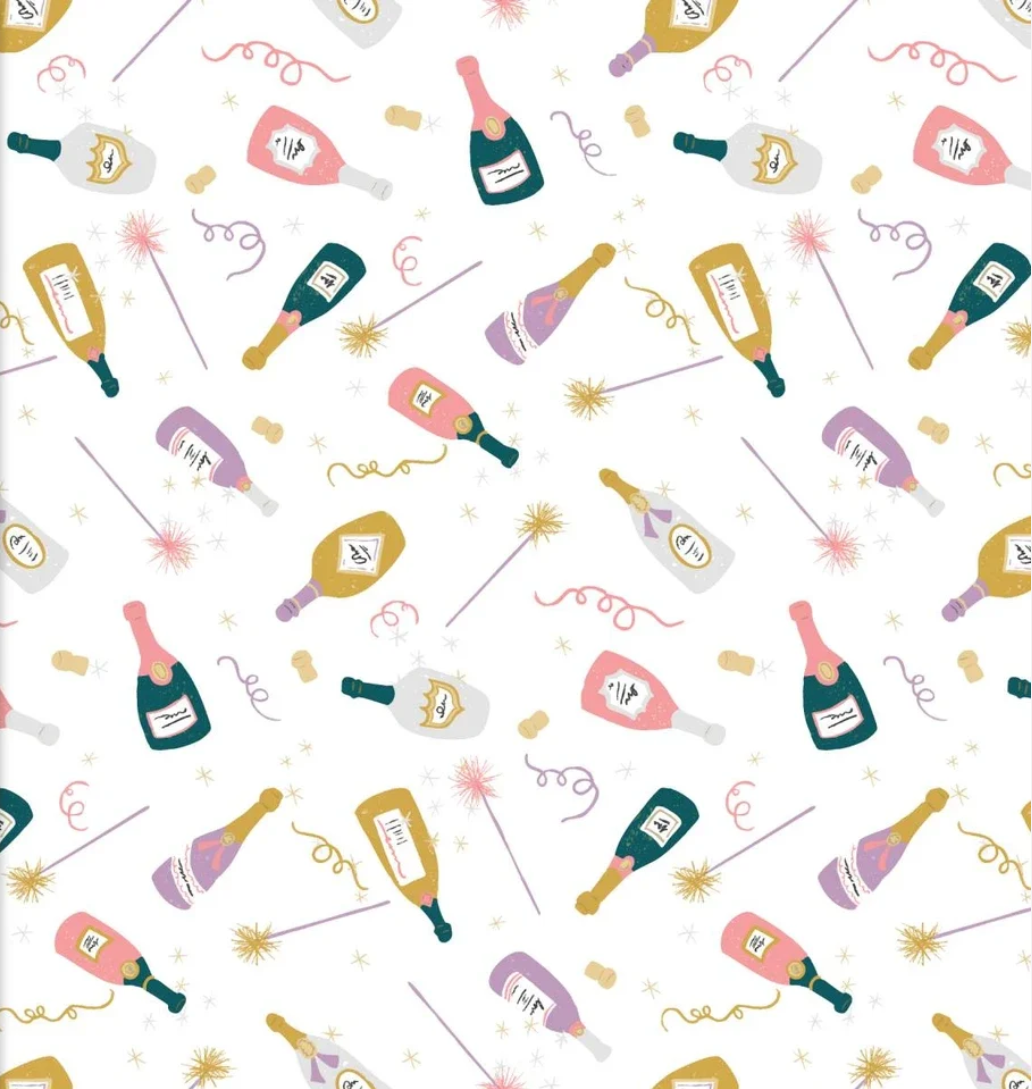 Pop the Bubbly - Champagne Celebration 24686 by 3 Wishes Fabric