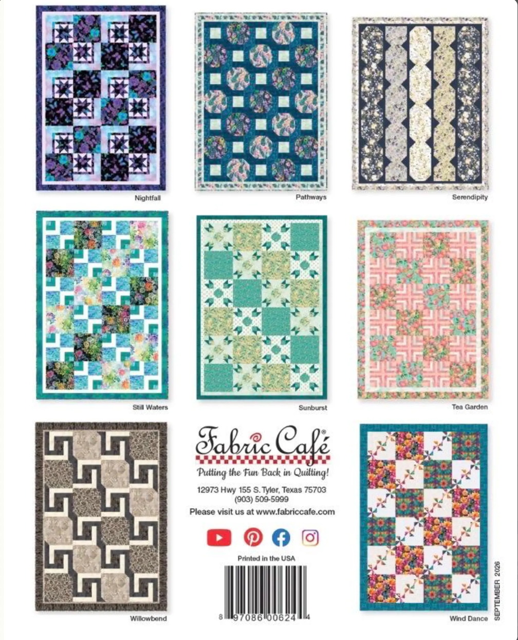 Fabric Cafe - Go Big with 5-Yard Quilts by Donna Robertson and Fran Morgan