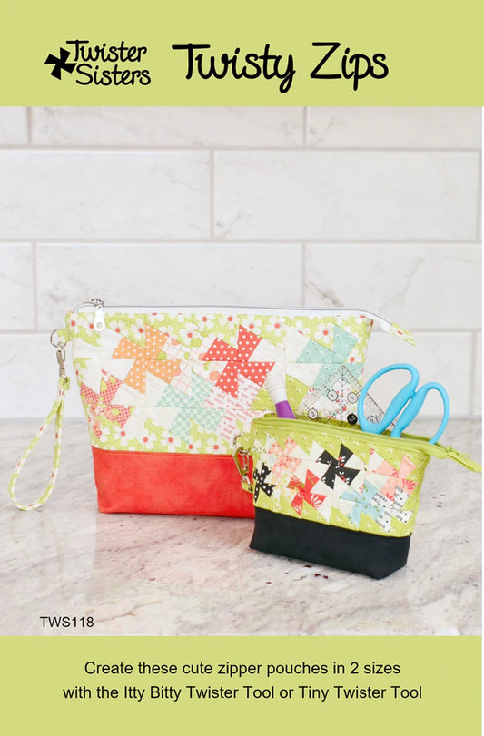Twister Sisters - Twisty Zips Zipper Pouches