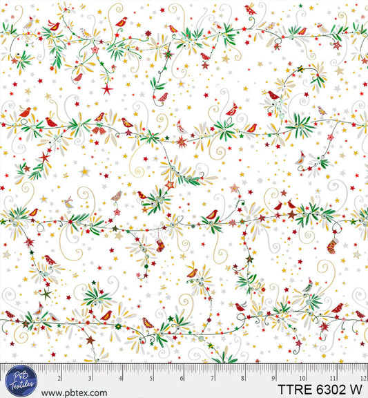 Turnowsky Treasures Branches and Birds 06302 by P & B Textiles